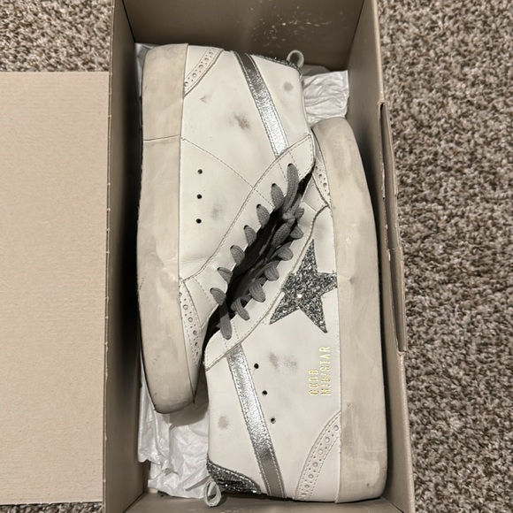 Golden Goose White Midstar Sneakers - Picture 3 of 11
